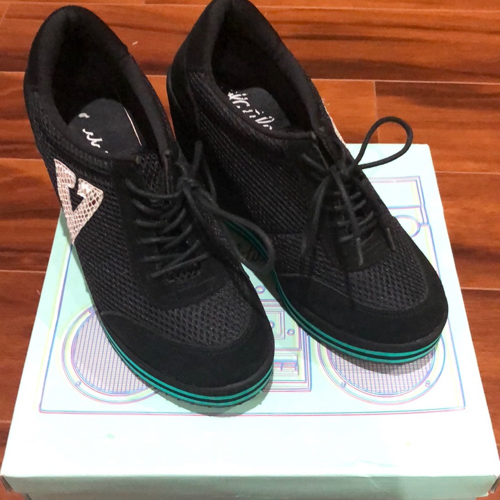 Volatile wedge heel sneaker shoes